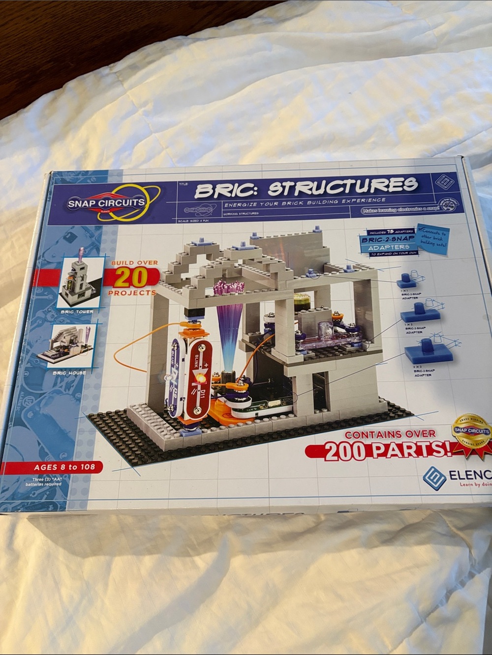 Bric: Structures Kids Building Set - White and Black